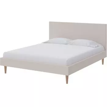 PROxSON Кровать Claro (Ткань: Рогожка Тетра Молочный) 140x200