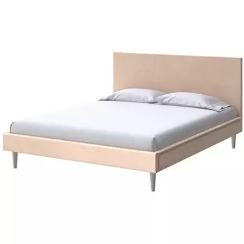 PROxSON Кровать Claro (Ткань: Велюр Casa Бежевый) 160x200