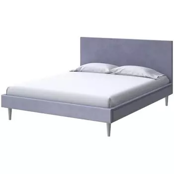 PROxSON Кровать Claro (Ткань: Велюр Casa Благородный серый) 160x200