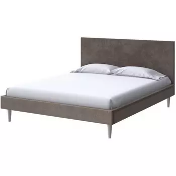 PROxSON Кровать Claro (Ткань: Велюр Casa Кофейный) 160x200