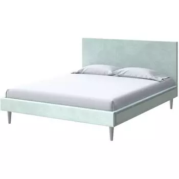 PROxSON Кровать Claro (Ткань: Велюр Casa Мятный) 160x200