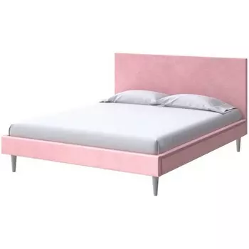 PROxSON Кровать Claro (Ткань: Велюр Casa Жемчужно-розовый) 160x200
