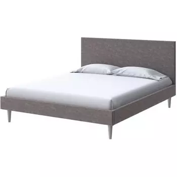 PROxSON Кровать Claro (Ткань: Велюр Gratta 7 Жареный миндаль) 160x200