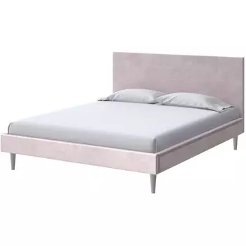 PROxSON Кровать Claro (Ткань: Велюр Teddy Лунный) 160x200