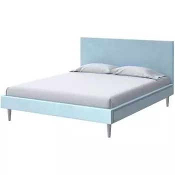 PROxSON Кровать Claro (Ткань: Велюр Teddy Морозная свежесть) 160x200