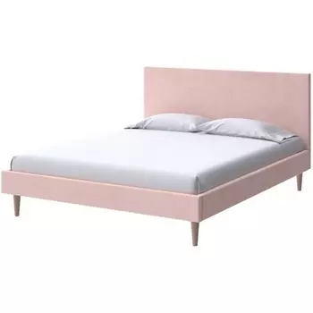 PROxSON Кровать Claro (Ткань: Велюр Ultra Розовый мусс) 160x200