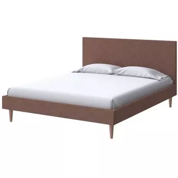 PROxSON Кровать Claro (Ткань: Жаккард Tesla Брауни) 160x200