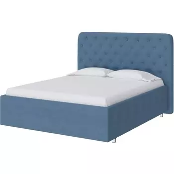 PROxSON Кровать Classic Large (Ткань: Рогожка Тетра Голубой) 140x200