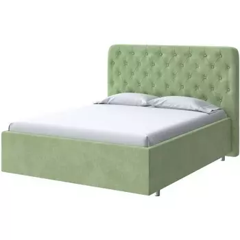 PROxSON Кровать Classic Large (Ткань: Велюр Casa Яблоневый) 200x200