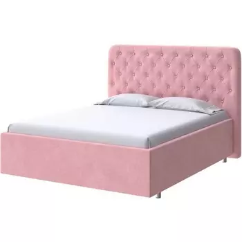 PROxSON Кровать Classic Large (Ткань: Велюр Casa Жемчужно-розовый) 200x190