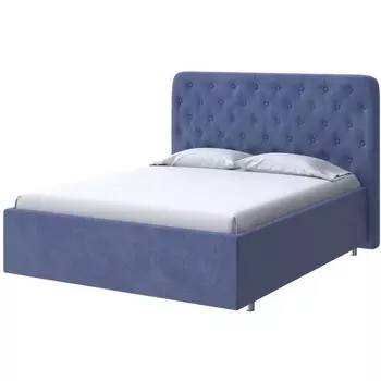 PROxSON Кровать Classic Large (Ткань: Велюр Casa Сапфировый) 200x200