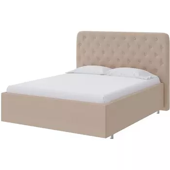 PROxSON Кровать Classic Large (Ткань: Велюр Forest 730 Миндальный) 180x190