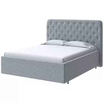 PROxSON Кровать Classic Large (Ткань: Велюр Gratta 3 Утренний туман) 200x200