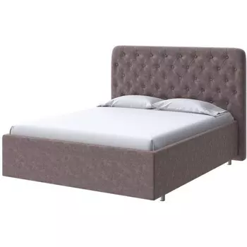 PROxSON Кровать Classic Large (Ткань: Велюр Gratta 8 Брауни) 200x200