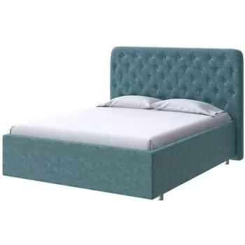 PROxSON Кровать Classic Large (Ткань: Велюр Gratta 5 Морская лагуна) 200x200