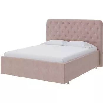 PROxSON Кровать Classic Large (Ткань: Велюр Лофти Мокко) 200x200