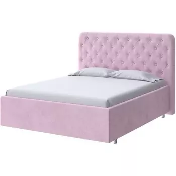 PROxSON Кровать Classic Large (Ткань: Велюр Teddy Розовый фламинго) 180x190
