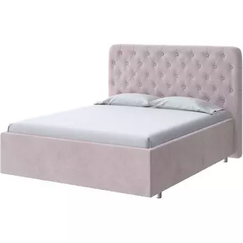PROxSON Кровать Classic Large (Ткань: Велюр Teddy Лунный) 200x200