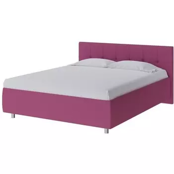 PROxSON Кровать Diamo без основания (Ткань: Рогожка Savana Berry (фиолетовый)) 200x190