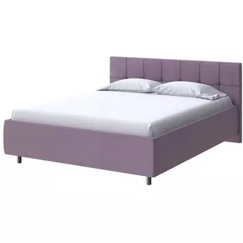 PROxSON Кровать Diamo без основания (Ткань: Велюр Ultra Сливовый) 180x190
