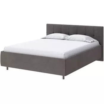 PROxSON Кровать Diamo без основания (Ткань: Велюр Monopoly Капучино (297)) 180x190