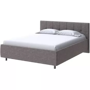 PROxSON Кровать Diamo без основания (Ткань: Велюр Gratta 7 Жареный миндаль) 180x190