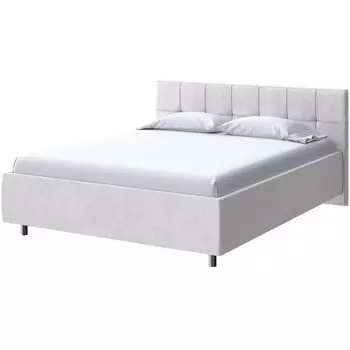 PROxSON Кровать Diamo без основания (Ткань: Велюр Casa Лунный) 200x200