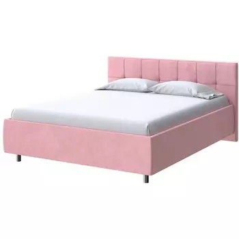 PROxSON Кровать Diamo без основания (Ткань: Велюр Casa Жемчужно-розовый) 200x200