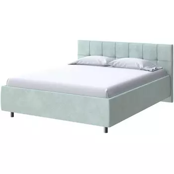 PROxSON Кровать Diamo без основания (Ткань: Велюр Casa Мятный) 200x200