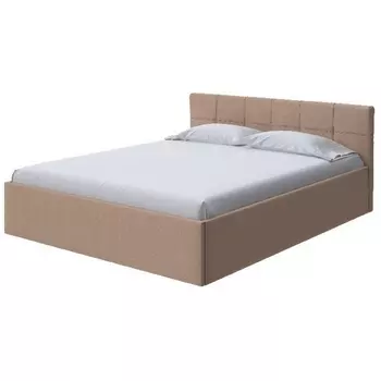 PROxSON Кровать Domo Plus (Ткань: Рогожка Savana Camel (бежевый)) 140x200