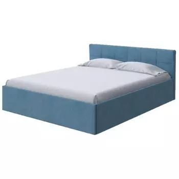 PROxSON Кровать Domo Plus (Ткань: Велюр Monopoly Прованский синий (792)) 180x200