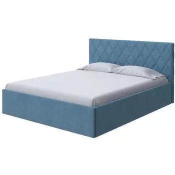 PROxSON Кровать Fresco Plus (Ткань: Велюр Monopoly Прованский синий (792)) 180x200