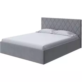 PROxSON Кровать Fresco Plus (Ткань: Велюр Ultra Осенний туман) 180x200