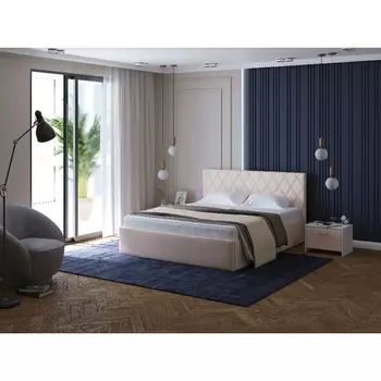 PROxSON Кровать Fresco Plus (Ткань: Велюр Ultra Суфле) 180x200