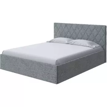 PROxSON Кровать Fresco Plus (Ткань: Жаккард Tesla Стальной) 140x200