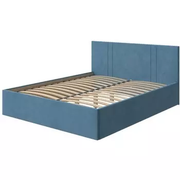 PROxSON Кровать Helix Plus (Ткань: Велюр Monopoly Прованский синий (792)) 90x200