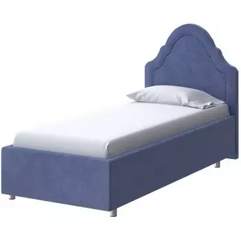 PROxSON Кровать Эльза (Ткань: Велюр Casa Сапфировый) 90x200