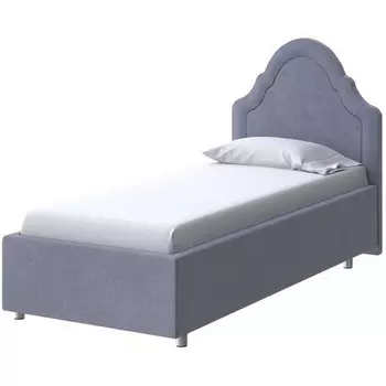 PROxSON Кровать Эльза (Ткань: Велюр Casa Благородный серый) 80x190