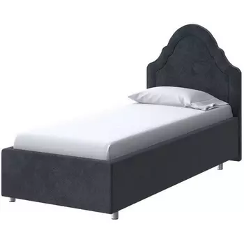 PROxSON Кровать Эльза (Ткань: Велюр Casa Графитовый) 90x200