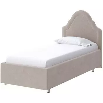 PROxSON Кровать Эльза (Ткань: Велюр Monopoly Миндаль (111)) 80x200