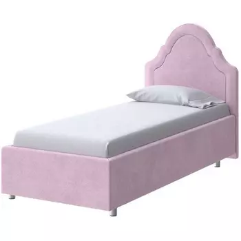 PROxSON Кровать Эльза (Ткань: Велюр Teddy Розовый фламинго) 90x200