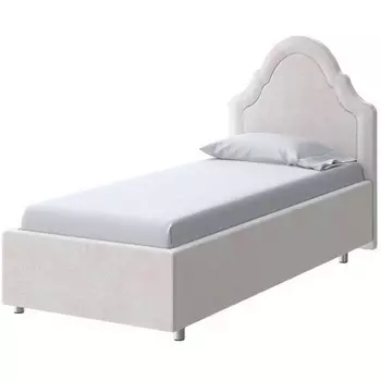 PROxSON Кровать Эльза (Ткань: Велюр Teddy Жемчужный) 90x200