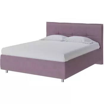 PROxSON Кровать Lino без основания (Ткань: Велюр Лофти Слива) 200x200