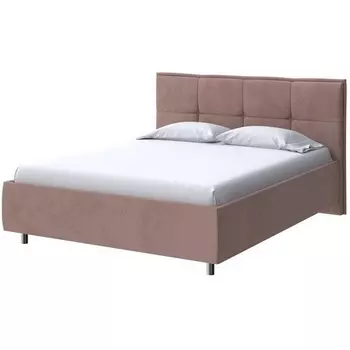 PROxSON Кровать Lino без основания (Ткань: Велюр Ultra Горячий шоколад) 200x200