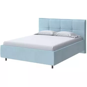 PROxSON Кровать Lino без основания (Ткань: Велюр Teddy Морозная свежесть) 200x200