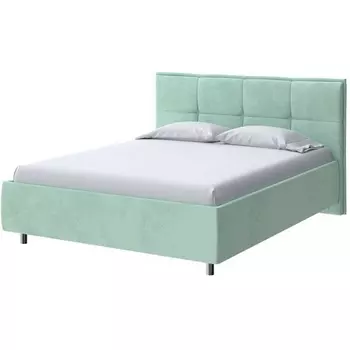 PROxSON Кровать Lino без основания (Ткань: Велюр Teddy Мятный) 200x190