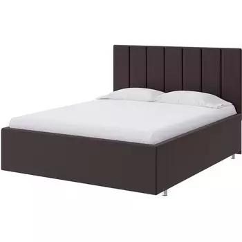 PROxSON Кровать Modern Large (Экокожа Коричневый) 200x200