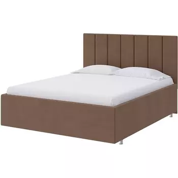 PROxSON Кровать Modern Large (Ткань: Велюр Forest 514 Светло-коричневый) 200x190