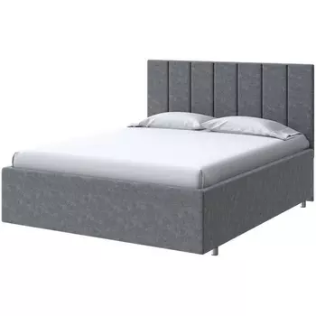 PROxSON Кровать Modern Large (Ткань: Велюр Gratta 4 Серый космос) 180x200