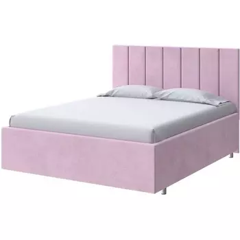 PROxSON Кровать Modern Large (Ткань: Велюр Teddy Розовый фламинго) 200x200